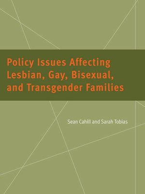 cover image of Policy Issues Affecting Lesbian, Gay, Bisexual, and Transgender Families
